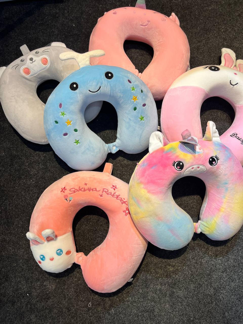Adorable U-Shaped Animal Travel Pillows
