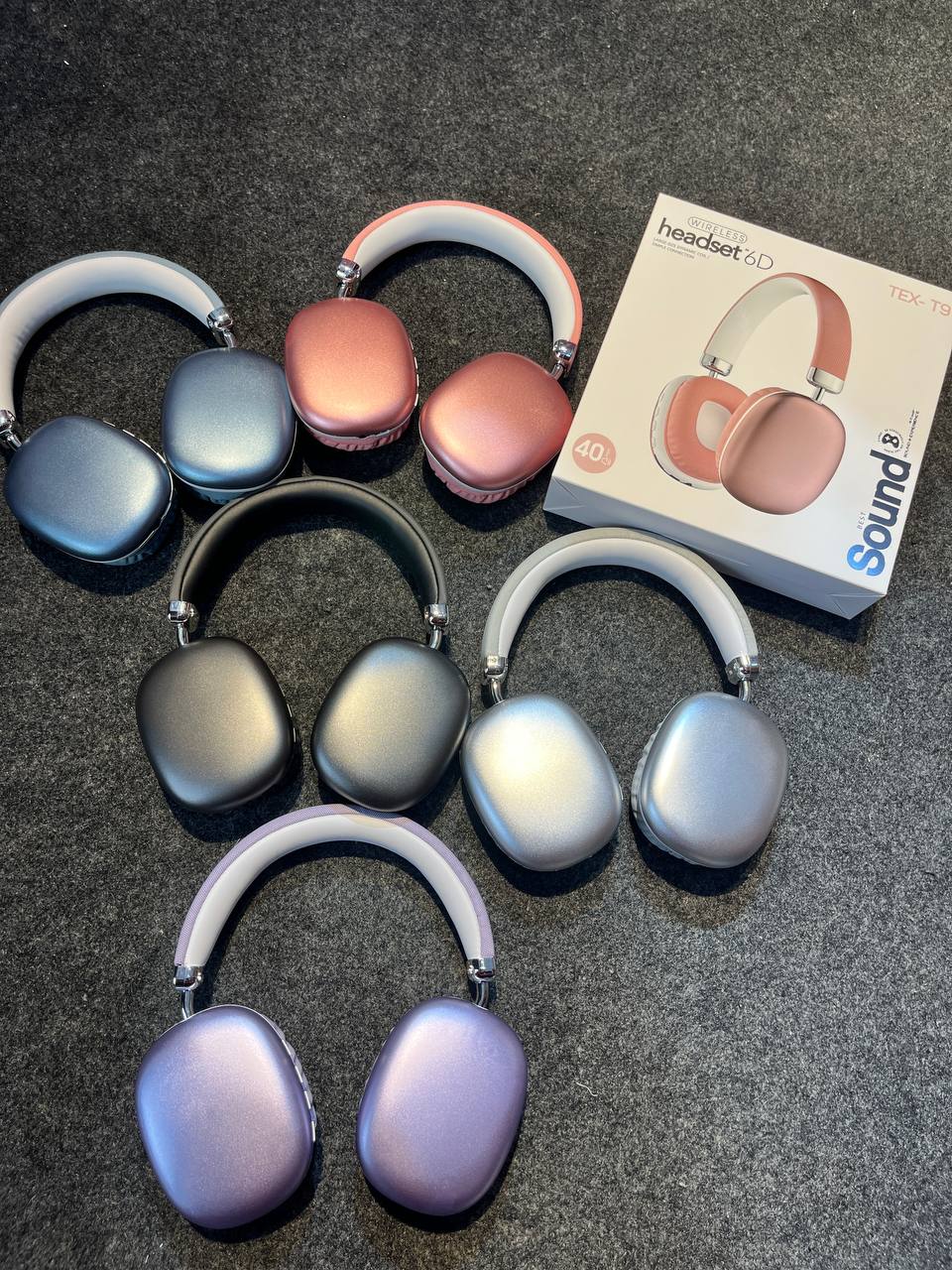 Premium 6D Wireless Over-Ear Headphones